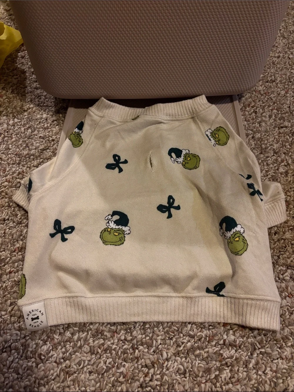 American Eagle Outfitters Grinch Dog sweater